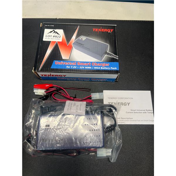 Lot of 1 Universal Smart Charger for 7.2V-12V NiMh/NiCd Battery Packs