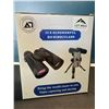 Image 1 : Lot of 1 Pair of 12x42 Powerful HD Binoculars w/ Tripod Stand