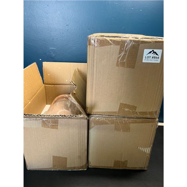 Lot of 3 Sets of Terracotta Planter Pots (3pcs per box)