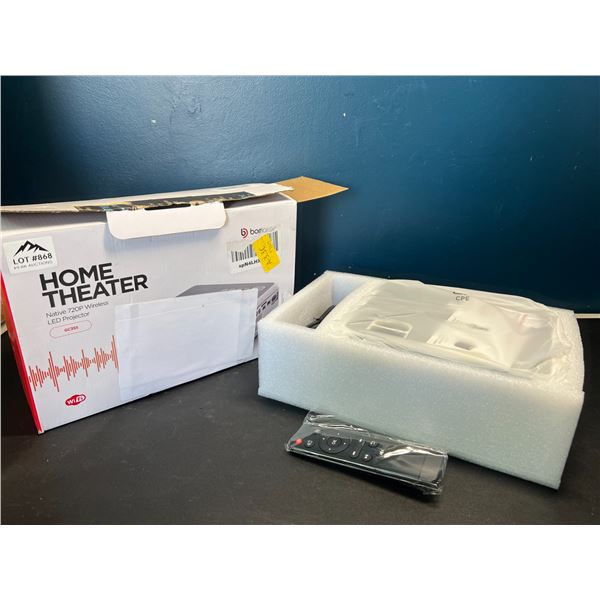 Lot of 1 Bomaker Home Theater LED Projector - Model GC355
