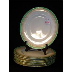 ROYAL DOULTON 10.5" DUKE OF YORK PLATES, 9 PCS