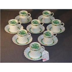 HAVILAND DEMITASSE CUPS AND SAUCERS- 8 X THE