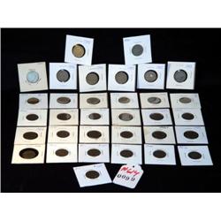 TRAY LOT NICKELS, V AND BUFFALO