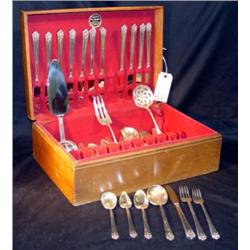 SET ROGERS BROS "HER MAJESTY" 1931 SILVERPLATED FL