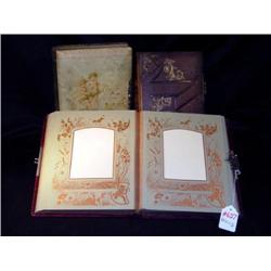 LOT OF 3 VICTORIAN PHOTO ALBUMS