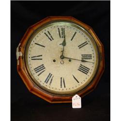 8-DAY, 12-INCH, LEVER TIMEPIECE BY NEW HAVEN CLOCK