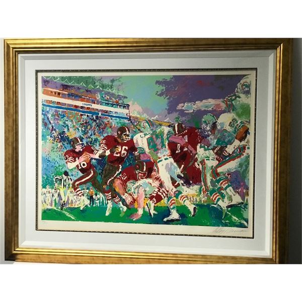 "Post Season Football Classic" by LeRoy Neiman (1921-2012)