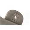Image 7 : Chanel Grey Leather Large Double Flap Shoulder Bag