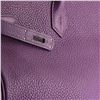 Image 8 : Hermes Birkin Handbag Purple Clemence with Palladium Hardware 40