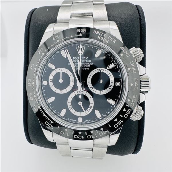 Rolex 2020 Daytona Cosmograph Black ceramic Stainless Steel Wristwatch