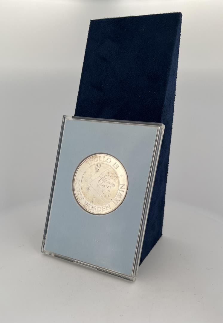 Franklin Mint Sterling Silver Apollo 15 Coin