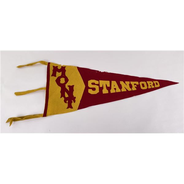 Antique Stanford Montana High School Pennant
