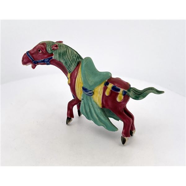Antique Chinese Porcelain Tang Horse Figurine