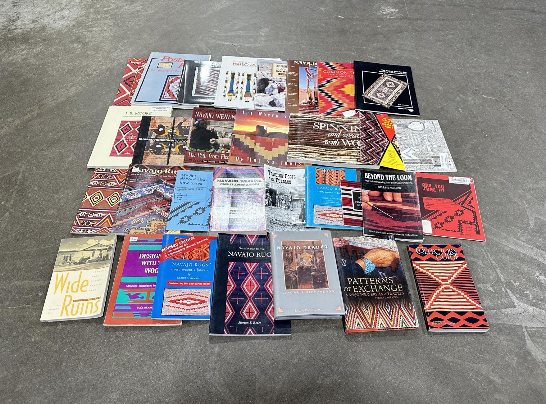 Navajo Indian Rug Making Identification Books