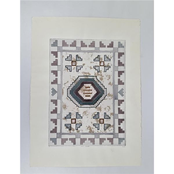 Native American Indian Warrior Blanket Print