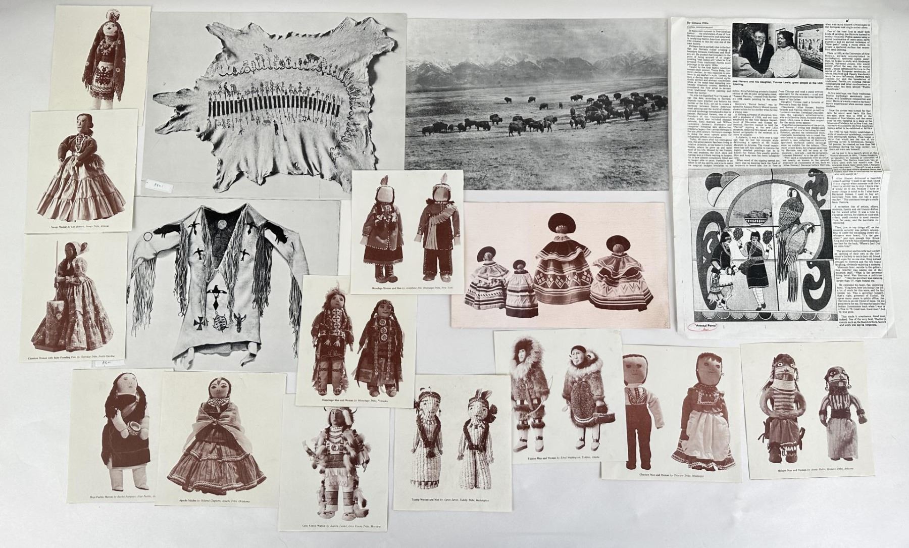 Collection of Native American Indian Clippings