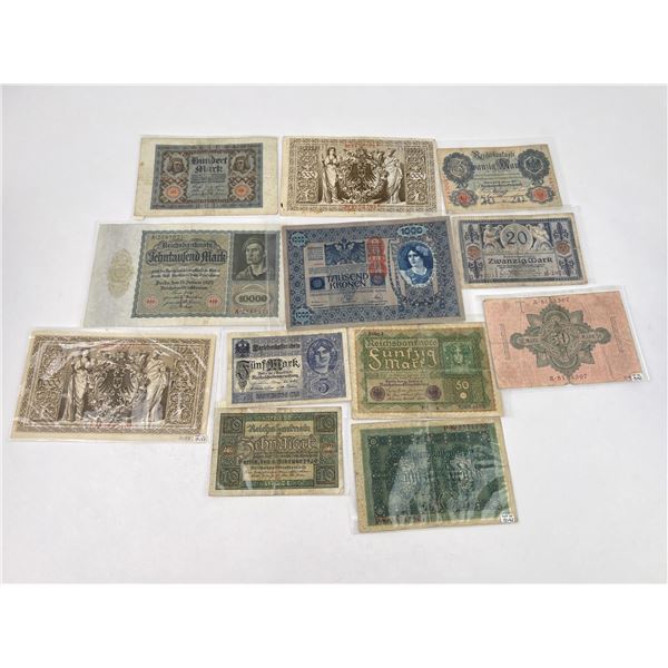 Collection Of German Currency Collection of german currency