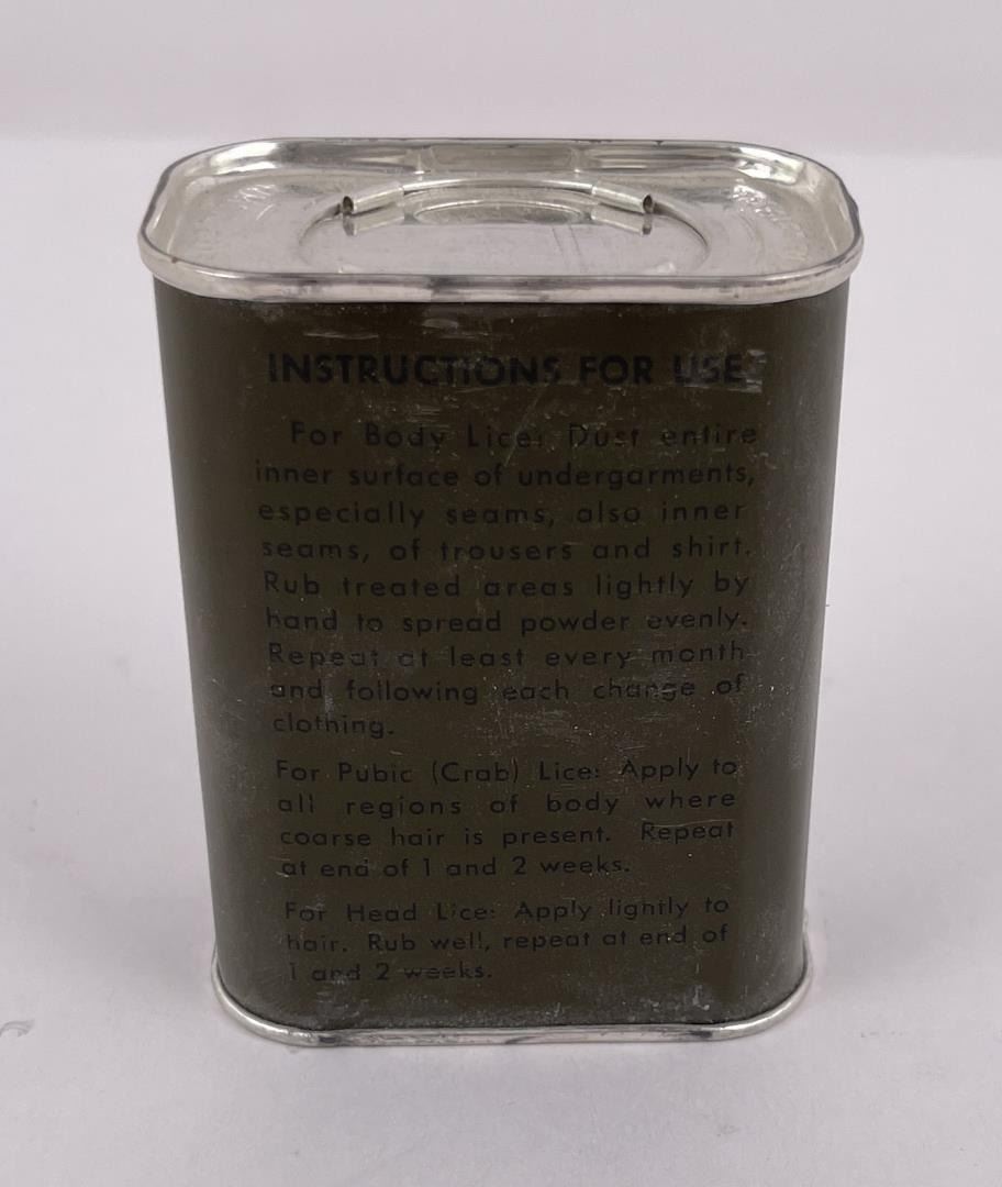 WW2 Army Insect Powder Can