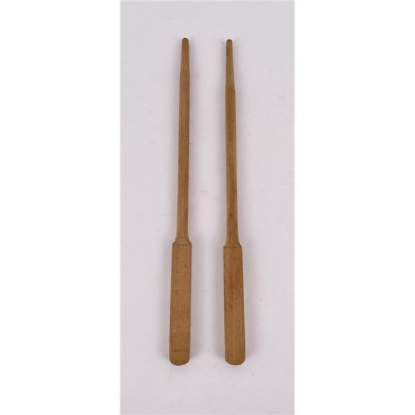 2 German K98k Mauser Chamber Cleaning Rods