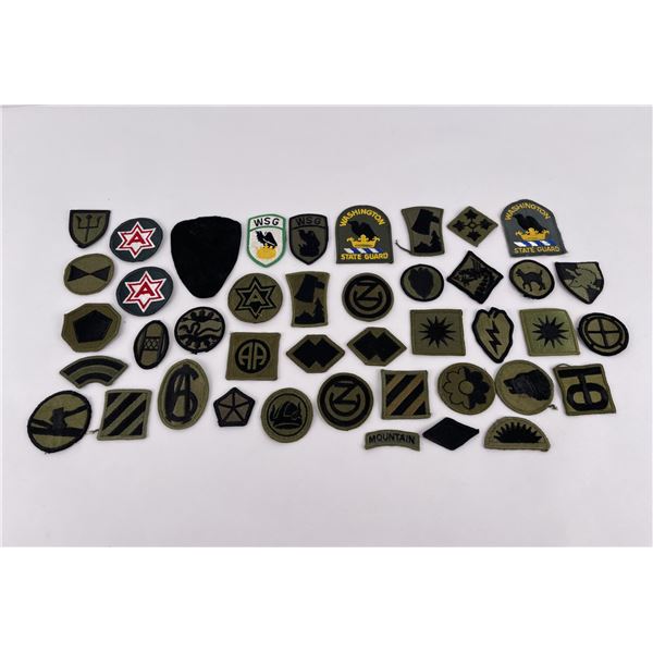 Collection of US Army Shoulder Patches