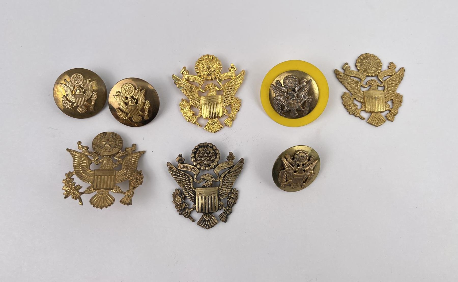 WW2 Officer and Enlisted Cap Insignia