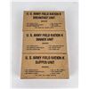 Image 1 : WW2 Reproduction Brown K Ration Boxes