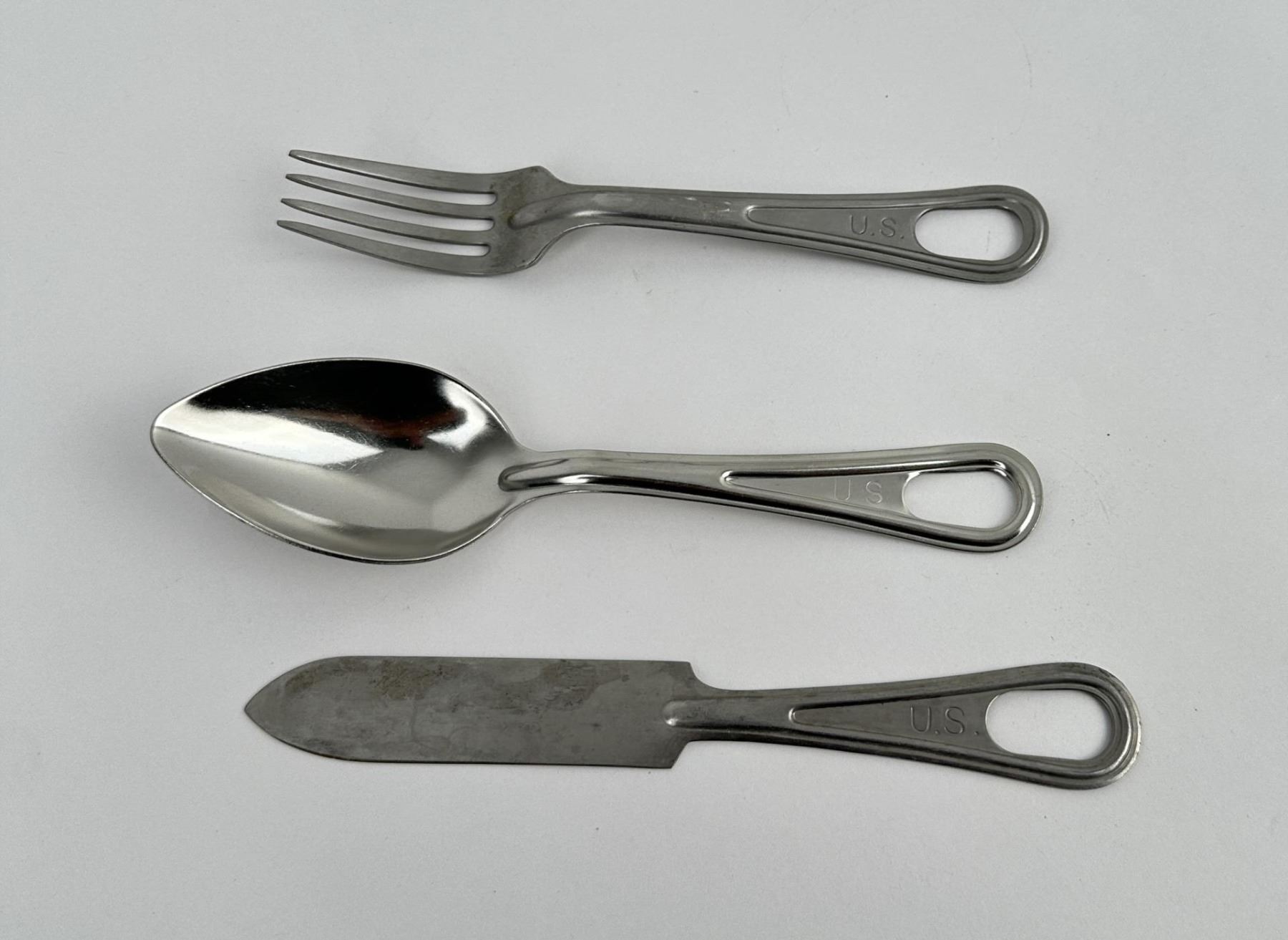Korean War US Mess Kit Utensils