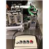 Image 2 : Commercial dual-ultrasonic mask band making machine on wheels - electronic components include ultras