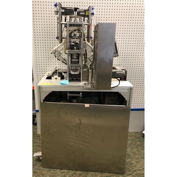 Commercial semi-automatic masks ear loop machine on castors (like new ...