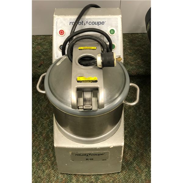 Robot Coupe commercial 15L R15 vertical food processor 4.5HP serial# 5950111113J-01 - replacement va