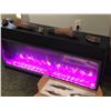 Image 2 : Dynasty 44in electric fireplace open box (store return, tested good working order)