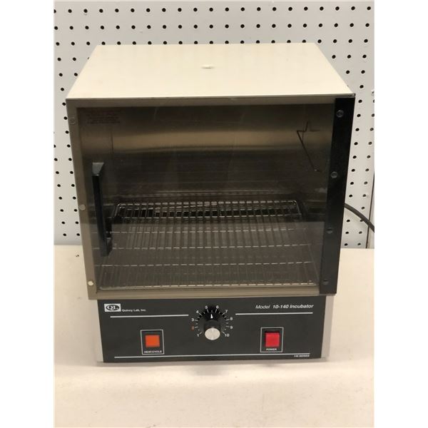 Quincy Lab Inc. 10-140 acrylic see through door incubator - retail $975