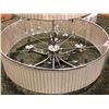 Image 2 : Decorative crystal chandelier w/ extra crystals (new, open box)