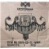 Image 2 : NEW single Crystorama crystal chandelier (in box)