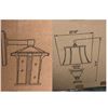Image 1 : Group of 2 - includes NEW single hunter lighting decorative table lamp w/ shade & NEW Z-lite outdoor