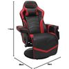 Image 2 : RESPAWN-900 Racing Style Gaming Recliner, Reclining Gaming Chair, in Red (RSP-900-RED)