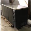 Image 2 : Beverage-Air 79in black counter height solid-door backbar refrigerator w/ right side compressor BB78