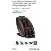 Image 1 : New in box Inner Balance Wellness Ji SL Track System and Zero Wall Design Massage Chair - Espresso c