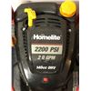 Image 2 : Homelite 2200 PSI 2.0 GPM 140cc OHV gasoline pressure washer w/ hose (model UT80516)