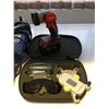 Image 2 : Group of assorted tools - includes sockets sets w/ case / Mastercraft hawk eye laser level w/ case /