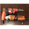 Image 2 : Group of 4 assorted tools - includes Hilti drill - model TS13 / Certified angle grinder & 2 assorted