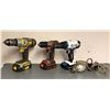 Image 1 : Group of 4 assorted drills - includes Stanley FatMax / Hart / Black + Decker etc
