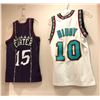 Image 2 : NBA Vancouver Grizzlies #10 Mike Bibby Jersey w/ Toronto Raptors #15 Vince Carter jersey - (both siz