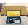 Image 1 : Group of 5 NEW 1-2" micrometers (New in wooden boxes)