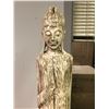 Image 2 : Set of 3 NEW polystone Buddha statues - (approx 38" H x 8" W)