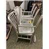 Image 2 : Group of 4 steel chairs