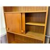 Image 2 : Teak shelf cabinet - made in Denmark (approx 31 1/2" W x 16" L x 68 1/2" H)