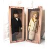 Image 1 : Group of 2 Margarete Steiff 1986-87 collectible dolls w/ certificate - includes gentleman in morning