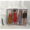 Image 2 : Group of 4 vintage Barbie dolls - includes Barbie in sundress (1 Barbie missing head)