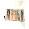 Image 2 : Group of 5 vintage Barbie dolls - includes golden dream Barbie / Barbie Kira sun sensation / black B